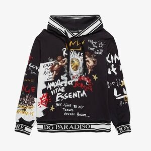 Dolce & Gabbana Black and Gray Knitwear